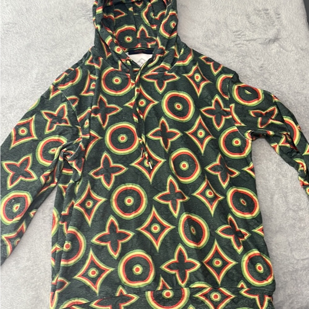 Louis Vuitton Multicolor Patterned Hoodie
